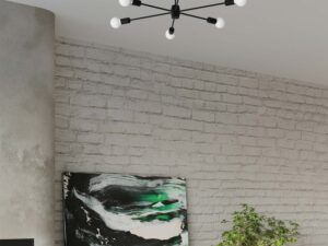 miniaturka Funkcjonalny Żyrandol Loftowy LAGO 5 czarny