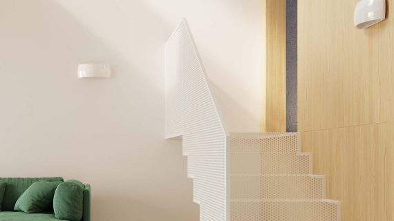 Klasyczny Kinkiet Ceramiczny z Podwójnym Światłem PYRAMIS Biały Połysk - obrazek 6