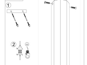 miniaturka Plafon ZION 1 punkt światła dębowa elegancja