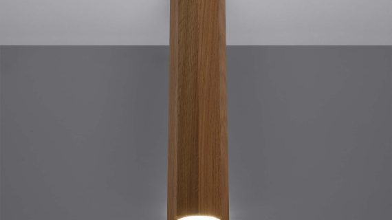 Plafon ZION 1 punkt światła dębowa elegancja - obrazek 4