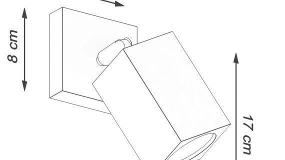 miniaturka Klasyczny Kinkiet z Drewnem Dębowym KEREN