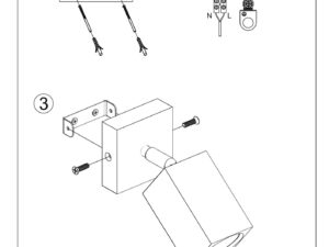 miniaturka Klasyczny Kinkiet z Drewnem Dębowym KEREN