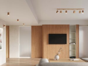 miniaturka Oświetlenie z klasą Plafon KEREN 6 dąb