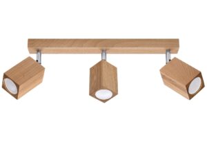 Modernistyczny design Plafon KEREN 3 dąb