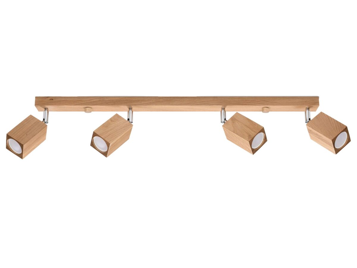 Styl skandynawski w domu Plafon KEREN 4 dąb