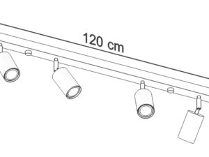 miniaturka Eleganckie Oświetlenie: 6-Punktowy Plafon TRILLION Dąb