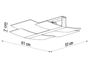 miniaturka Stylowe Oświetlenie: Plafon BELVEDERE