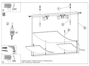 miniaturka Stylowe Oświetlenie: Plafon BELVEDERE