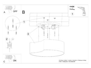 miniaturka Minimalizm w Aranżacji: Biały Plafon DRACO 1