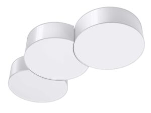 Plafon minimalistyczny 6 żarówek DRACO 3A biały