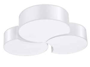 Plafon biały PVC 6 żarówek DRACO 3B