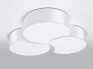 miniaturka Plafon biały PVC 6 żarówek DRACO 3B