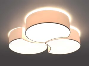 miniaturka Plafon biały PVC 6 żarówek DRACO 3B