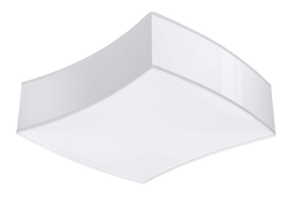 Designerska lampa sufitowa LED o geometrycznym kształcie