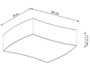 miniaturka Oświetlenie Nietypowe Plafon SPICA 1