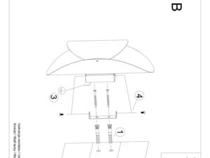 miniaturka Biały Kinkiet TITAN Światło w Dwie Strony