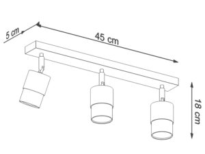 miniaturka Lampy Biurowe NORMA 3 Nowoczesny Design