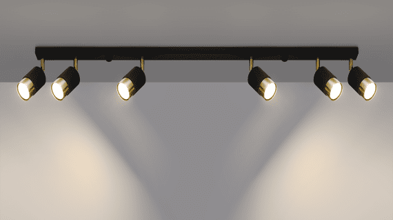 Lampy Loftowe 6 punktów Światła NORMA - obrazek 2
