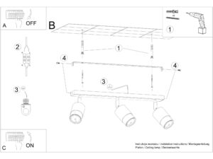 miniaturka Lampy Biurowe NORMA 3 Nowoczesny Design