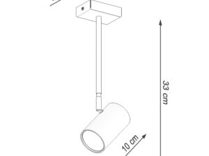 miniaturka Surowy Elegancki Plafon NEREO