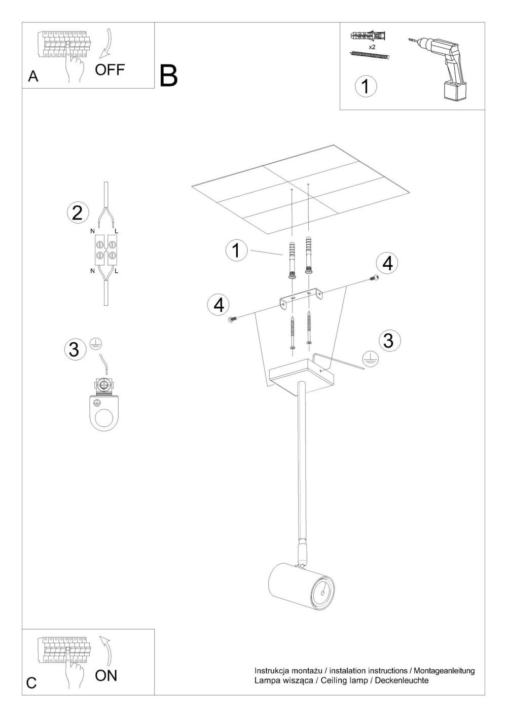 Surowy Elegancki Plafon NEREO - obrazek 9