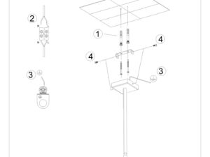 miniaturka Surowy Elegancki Plafon NEREO