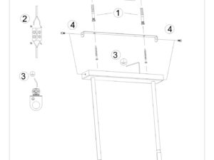 miniaturka Czarny Industrialny Plafon NEREO 2