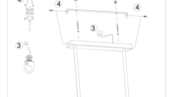 miniaturka Czarny Industrialny Plafon NEREO 2