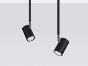 miniaturka Czarny Industrialny Plafon NEREO 2