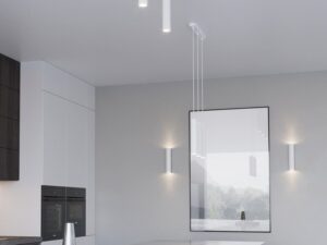 miniaturka Lampa Wisząca LUMEN 3P Stal Biały
