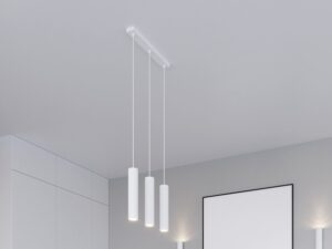 miniaturka Lampa Wisząca LUMEN 3P Stal Biały