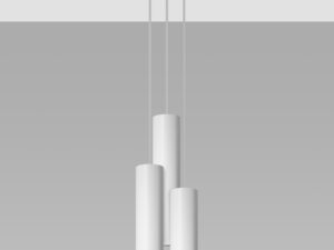 miniaturka Lampa Wisząca LUMEN 3P Stal Biały