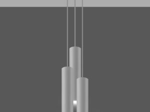 miniaturka Lampa Wisząca LUMEN 3P Stal Biały