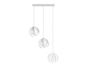 Biała Lampa Wisząca do Eleganckiego Wnętrza TUNDRA 3L