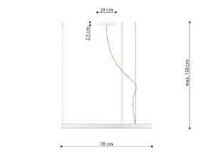 miniaturka Multifunkcjonalny Żyrandol RADIX 78 dla Eleganckich Przestrzeni