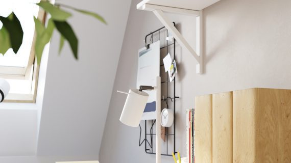 miniaturka RING Lampa Biurkowa Chromowana