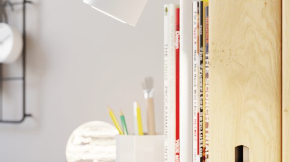 miniaturka RING Lampa Biurkowa Chromowana