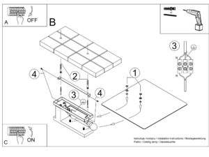 miniaturka Idealny dla każdego wnętrza Plafon LIVORNO