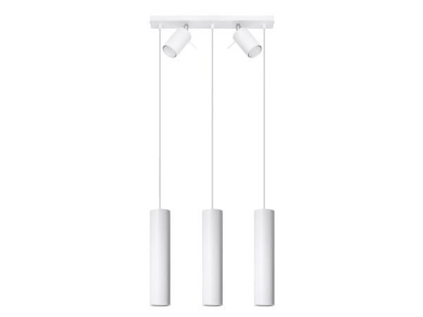 Zestaw białych lamp wiszących – oprawa oświetleniowa