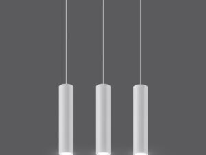 miniaturka Lampa Wisząca z Stali RING 3 Biała