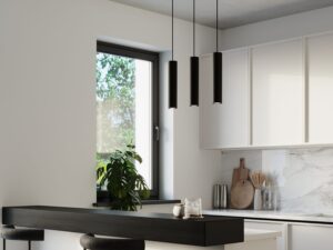 miniaturka Lampa Wisząca z Stali RING 3 Biała