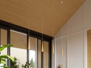 miniaturka Lampa wisząca z naturalnego drewna SWIFT 1