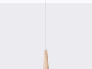 miniaturka Lampa wisząca z naturalnego drewna SWIFT 1