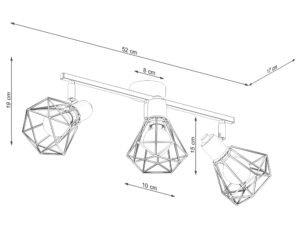miniaturka Plafon KALISTO 3 dla Nowoczesnych Wnętrz
