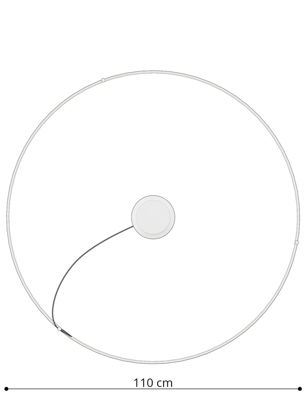 Nowoczesne Parametry Świecenia Żyrandola RADIX 110 - obrazek 37