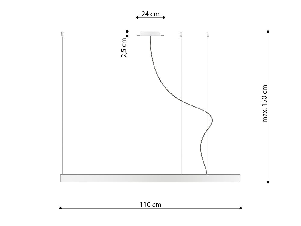 Nowoczesne Parametry Świecenia Żyrandola RADIX 110 - obrazek 39