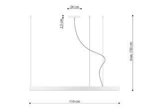 miniaturka Nowoczesne Parametry Świecenia Żyrandola RADIX 110
