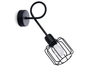 Minimalistyczny Kinkiet Loftowy Stalowy SOLIS 1S