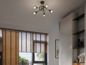 miniaturka Industrialny Żyrandol SOLIS 5S Czarny