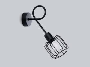 miniaturka Minimalistyczny Kinkiet Loftowy Stalowy SOLIS 1S